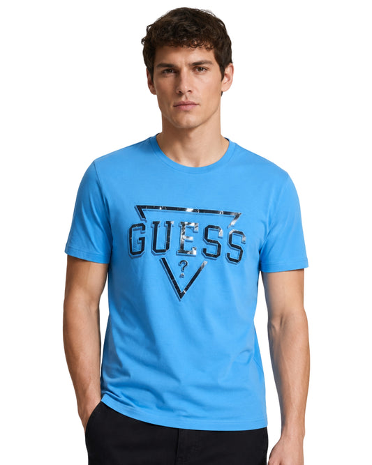 GUESS Men Designed Short Sleeve T-Shirt