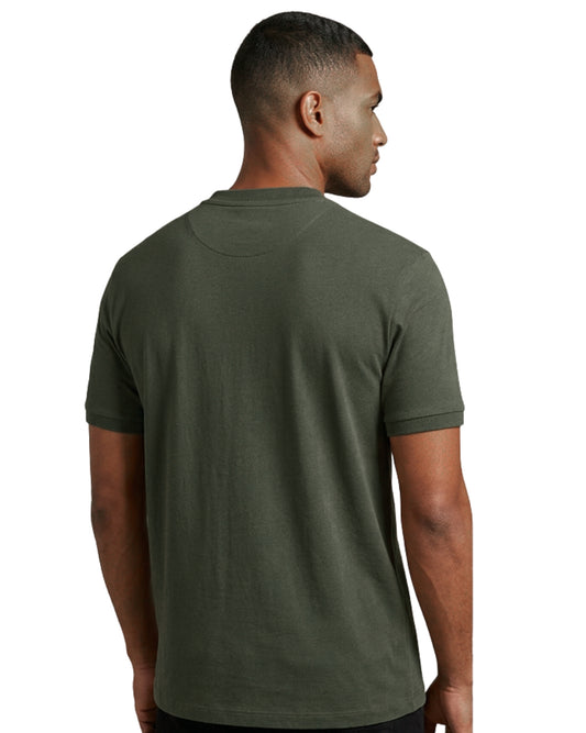 GUESS Men Half Zipper Closure T-Shirt
