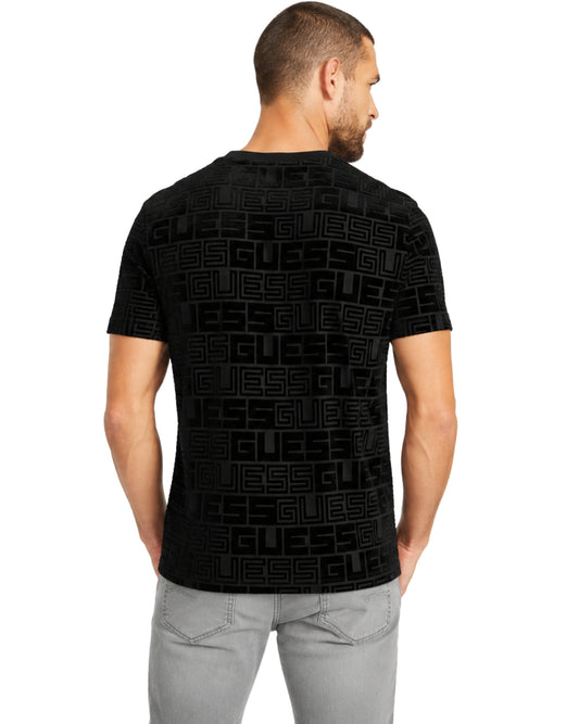 GUESS Men All-Over Monogram T-Shirt
