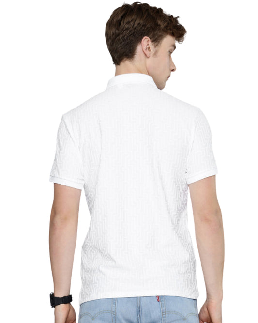 LEVI'S Men Redloop Geometric Polo Shirt