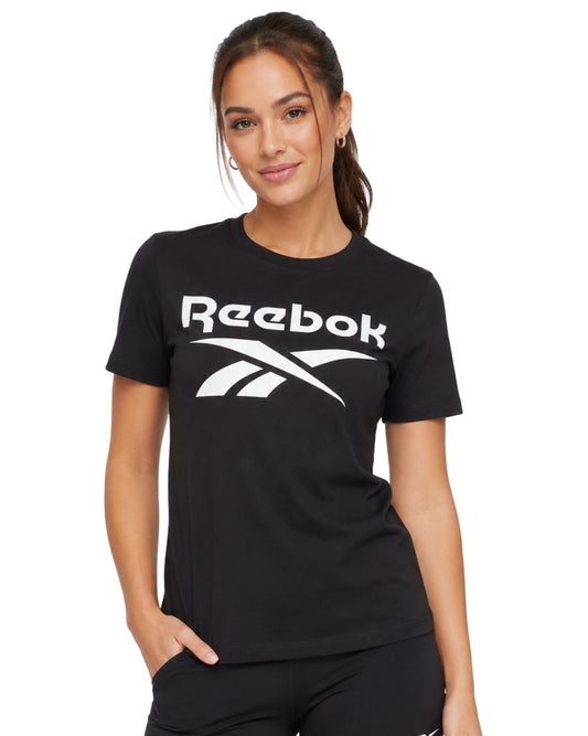 REEBOK Women Logo Sign Short Sleeve T-Shirt