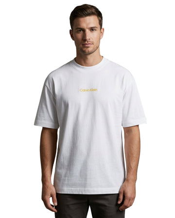CK CALVIN KLEIN Men Back Logo Patch T-Shirt
