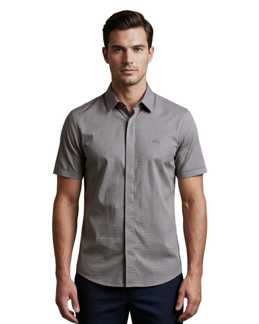 ARMANI EXCHANGE Men Classic Patterned Shirt