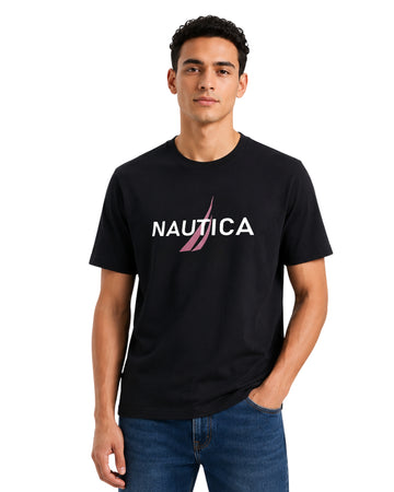 NAUTICA Men Logo Sign T-Shirt
