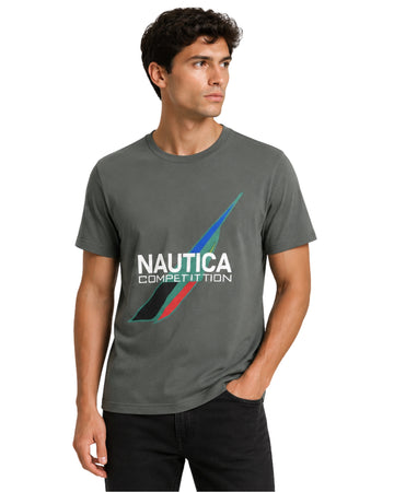 NAUTICA Men Printed Artwork T-Shirt