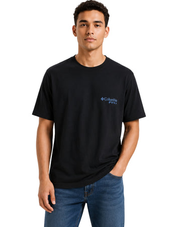 COLUMBIA Men Back Mountain Artwork T-Shirt