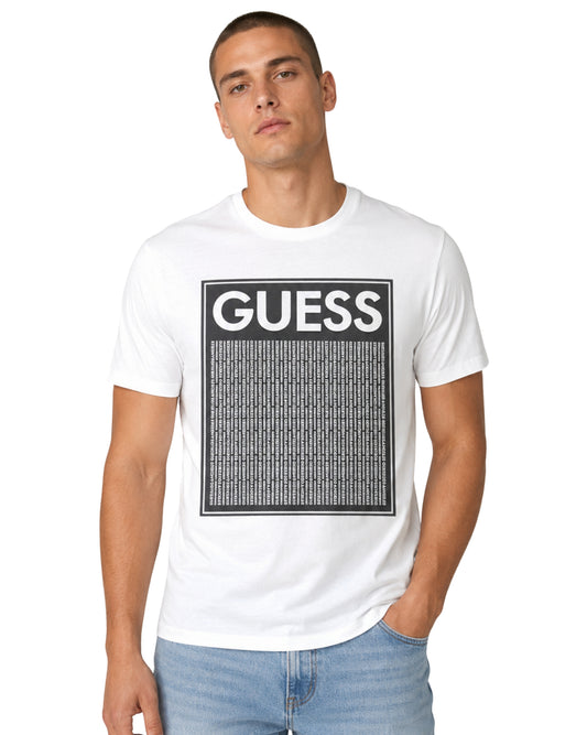 GUESS Men Designed Short Sleeve T-Shirt