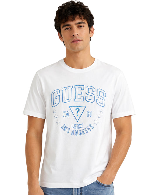 GUESS Men Varsity-style T-Shirt
