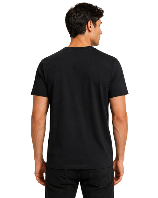 GUESS Men Eye Catching Gold 3D Logo T-Shirt