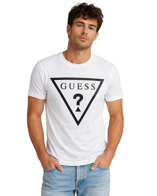 GUESS Men Designed Short Sleeve T-Shirt