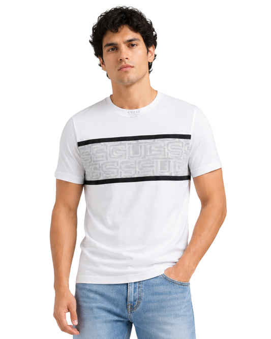 GUESS Men Designed Short Sleeve T-Shirt