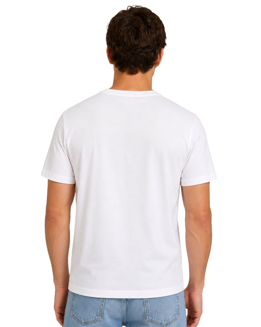 GUESS Men Triangle Logo Sign T-Shirt