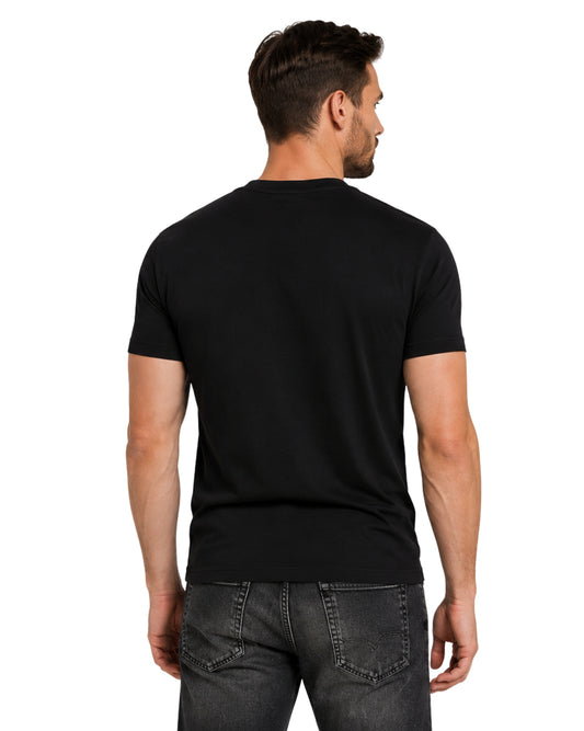 KARL LAGERFELD Men Bold Multi Color Front Logo T-Shirt