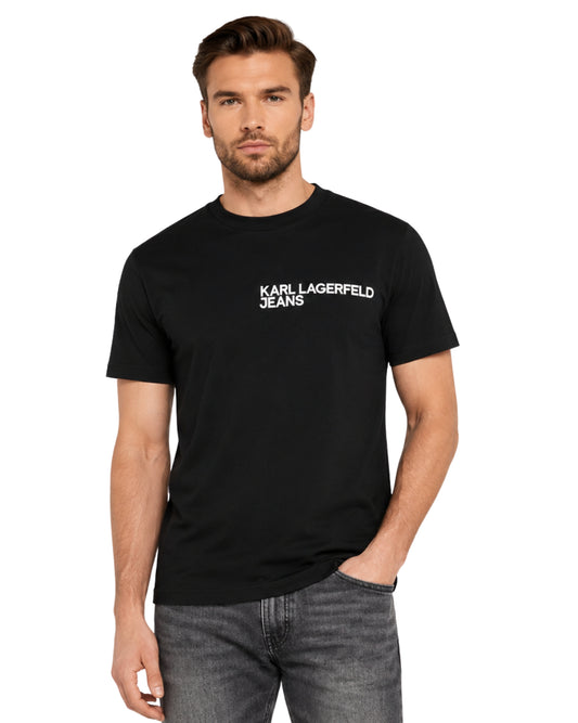 KARL LAGERFELD Men Chest Logo Layered T-Shirt