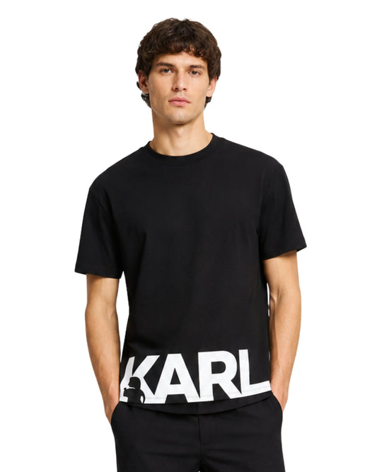 KARL LAGERFELD Men Designed Short Sleeve T-Shirt