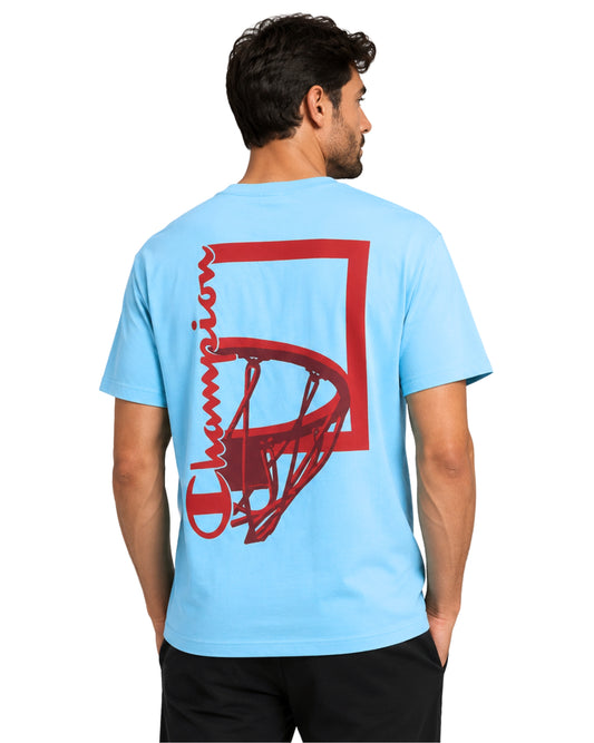 CHAMPION Men  Iconic Back Champion Print T-Shirt