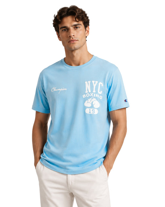 CHAMPION Men  Iconic Back Champion Print T-Shirt