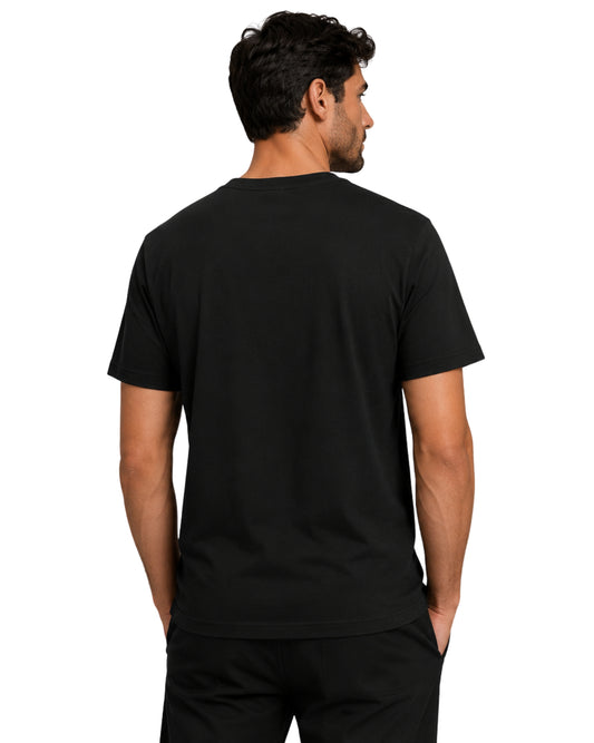 CHAMPION Men Front Script Logo T-Shirt