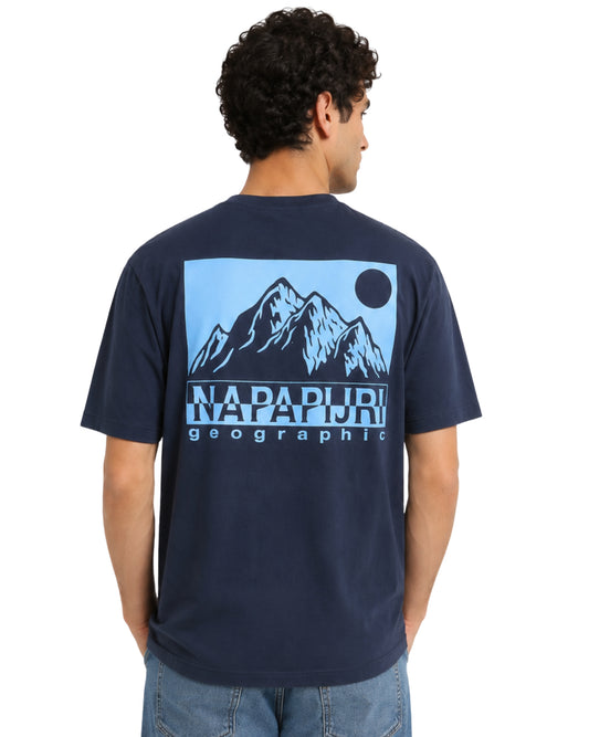 NAPAPIJRI Men Designed Short Sleeve T-Shirt
