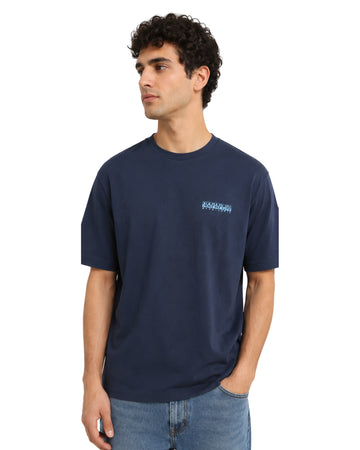 NAPAPIJRI Men Designed Short Sleeve T-Shirt