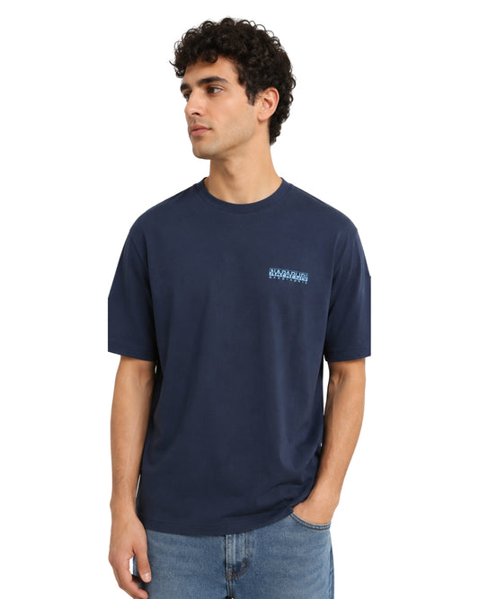 NAPAPIJRI Men Designed Short Sleeve T-Shirt