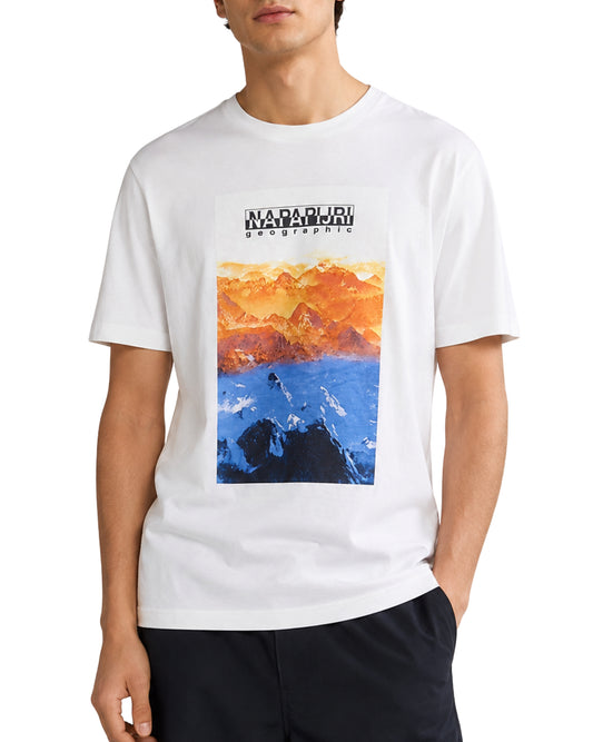 NAPAPIJRI Men Mountain Artwork T-Shirt