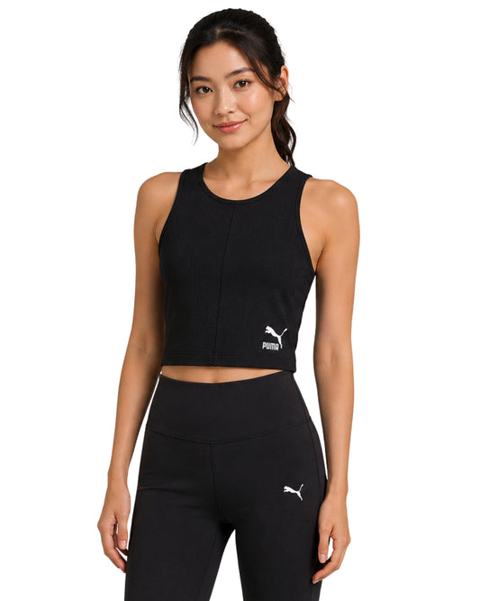 PUMA Women Rib Sporty Tank Top
