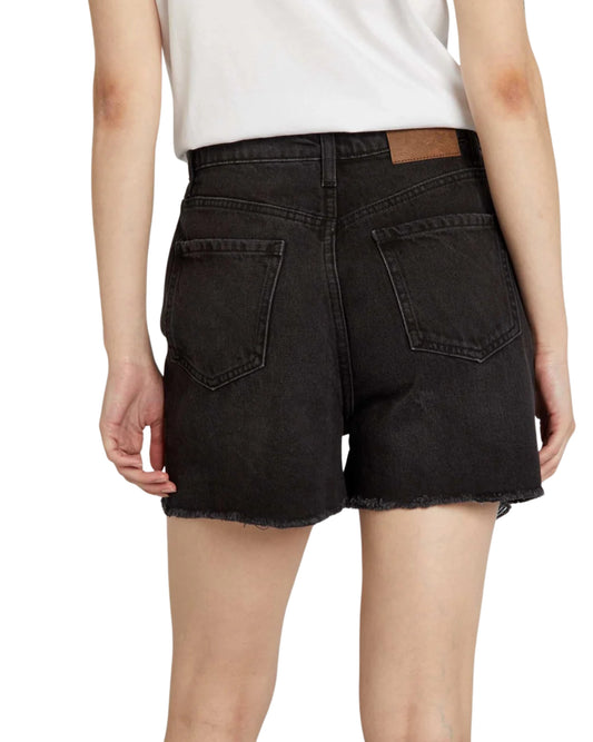 KIABI Women High-waisted Distressed Denim Short
