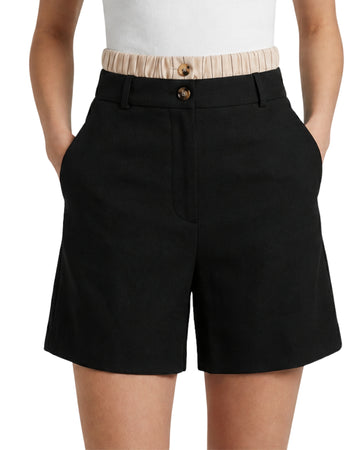 KIABI Women Stripe Tailored Short