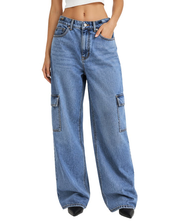 KIABI Women Wide Cargo Jeans