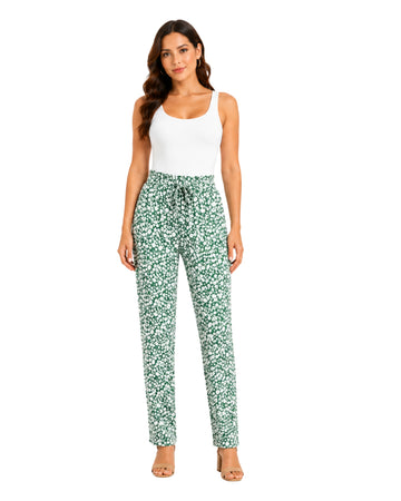 KIABI Women Mini Floral Casual Pant