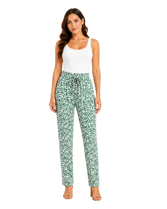 KIABI Women Mini Floral Casual Pant
