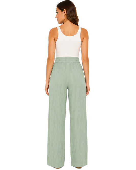 KIABI Women Flowy Drape Casual Pant