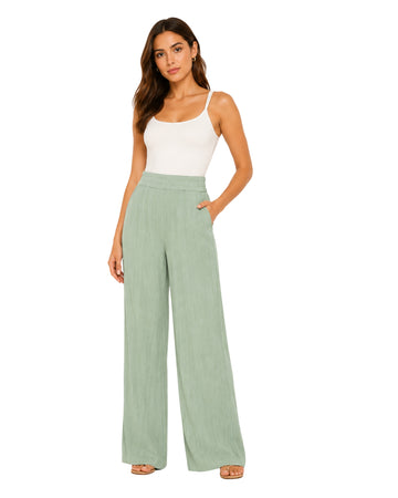 KIABI Women Flowy Drape Casual Pant