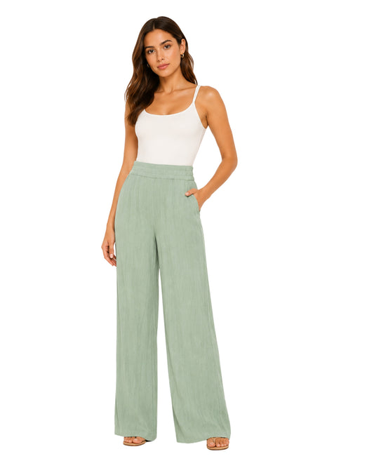 KIABI Women Flowy Drape Casual Pant