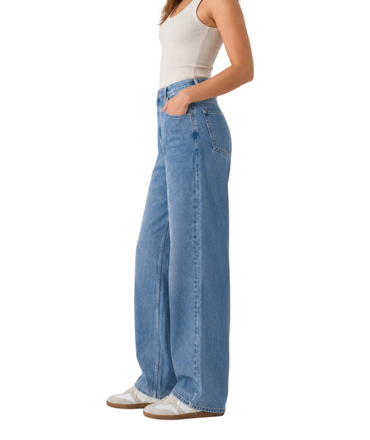KIABI Women Comfort Wide Leg Jeans