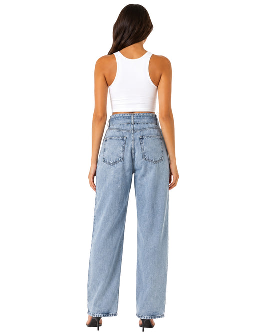 KIABI Women Paper Bag Jeans