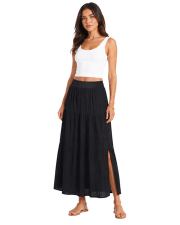 KIABI Women Crinkle-Textured Fabric Skirt