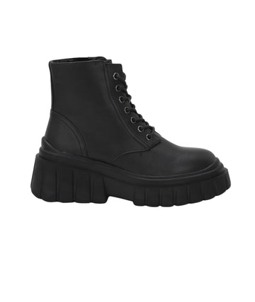 FOREVER 21 Women Leather Zipper Boot