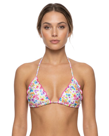 YAMAMAY Women Wraparound Back Straps Swim Bra