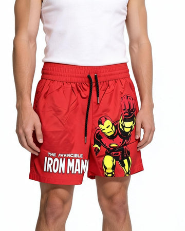 YAMAMAY Men  Iron Man Swim Short