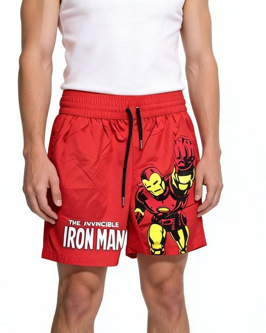 YAMAMAY Men  Iron Man Swim Short
