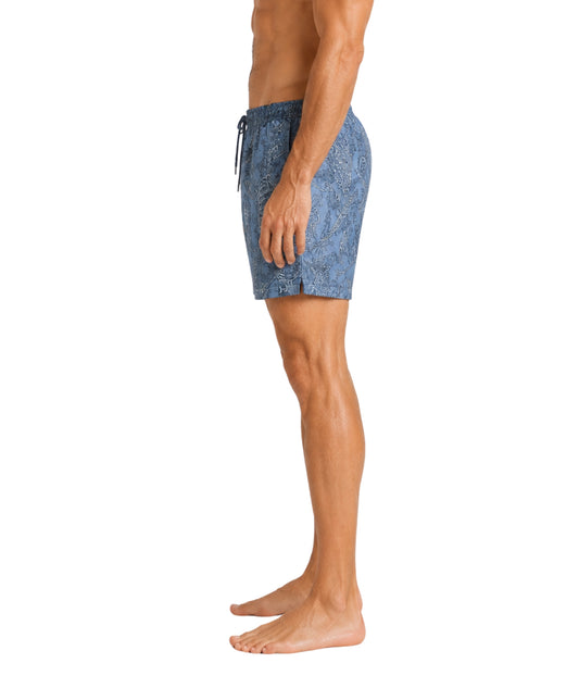YAMAMAY Men Graphic Swim Short