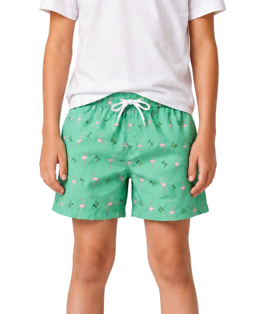 YAMAMAY Kids Boys Printed Swim Short