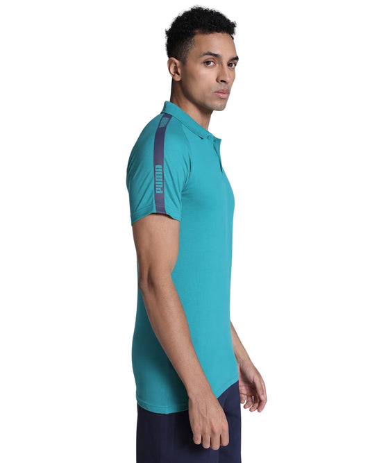 PUMA Men Puma Branded Shoulder Tape Polo Shirt
