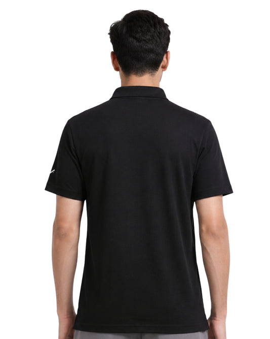 PUMA Men Puma Logo On  Sleeve Polo Shirt