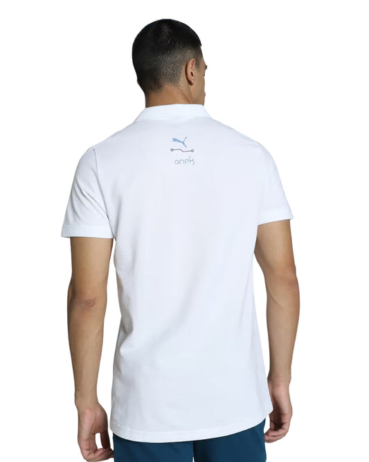 PUMA Men Matching Back Neck Graphic Detail Polo Shirt