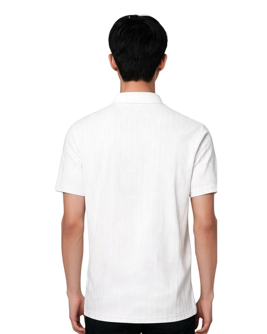 PUMA Men Vertical Rib Polo Shirt