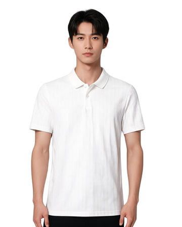 PUMA Men Vertical Rib Polo Shirt