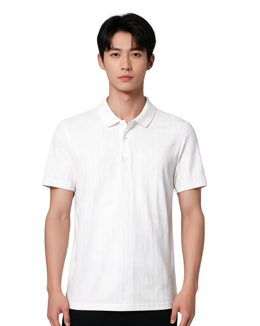 PUMA Men Vertical Rib Polo Shirt